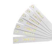 Cartes parfumées absorbantes personnalisées avec logo doré, bandes test de parfum, papier test olfactif, papier d'art, impression sur carton