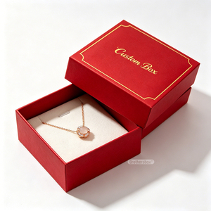 Boîte d'emballage pour bijoux recyclable, boîte d'emballage cosmétique <span class=keywords><strong>de</strong></span> <span class=keywords><strong>luxe</strong></span> personnalisée faite à la main, boîte cadeau avec <span class=keywords><strong>sac</strong></span> en papier - Product Image 2