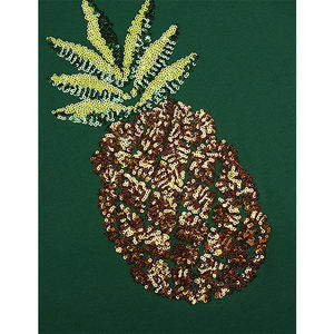 <span class=keywords><strong>Camiseta</strong></span> de Lentejuelas Reversible de Verano para <span class=keywords><strong>Mujer</strong></span> de Alta Calidad, <span class=keywords><strong>Camiseta</strong></span> con Estampado de Piña, <span class=keywords><strong>Camiseta</strong></span> de Talla Grande para <span class=keywords><strong>Mujer</strong></span>, Alta Demanda - Product Image 2