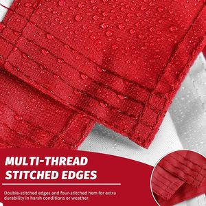 Drapeau américain pour l'extérieur Drapeau américain pour l'extérieur Drapeau américain brodé en nylon - Product Image 3