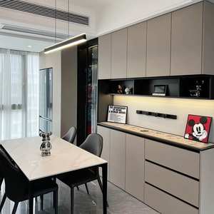 Modern Luxury Solid Wood <b>Sideboard</b> Chinese Design Style <b>for</b> Farmhouse Dining & Living Room with Wine Storage & Display Features - Product Image 1