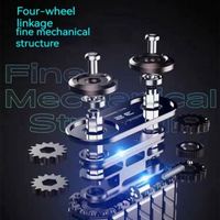 Tank Fidget Roller Autisme TDAH Métal EDC Jouets Fidget Jouets de Bureau Anti-Stress et Anxiété Cadeau Adulte