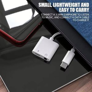 2 in 1 <b>type</b> <b>c</b> to <b>type</b> <b>c</b> headphone <b>adapter</b> dual usb <b>c</b> digital audio aux cable otg cable for mobile phone - Product Image 6