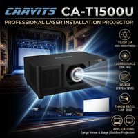CAAVITS OEM CA-T1500U Série Titan 15000 Lumens WUXGA Projecteur Laser Haute Performance pour Affaires, Scène, Expositions et Projection Extérieure