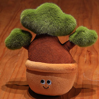 Jouets en peluche tournesol en pot, portulaca, lys, rose, zamioculcas, figurines de dessin animé, animaux en peluche, plantes, coussins Zz