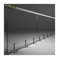 Ace Spigot Glas geländer Balkon Deck Geländer Treppe Treppe Edelstahl Aluminium Zapfen Glas geländer