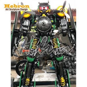 Escultura de Metal de <span class=keywords><strong>Hulk</strong></span>, Arte Moderno para Exteriores, Puño de Fuerza, Acero Inoxidable, Estatua de Spiderman de Tamaño Real - Product Image 3