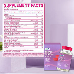 OEM etichetta privata nuovo <span class=keywords><strong>Dha</strong></span> supplemento olio di alghe capsula multivitaminica prenatale per le donne - Product Image 2
