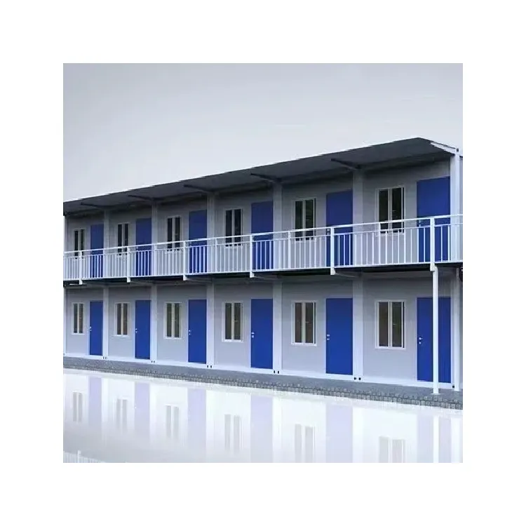 Modular Modern Apartment Hotel Tiny Container Home Flat Double Storey Building Portable House