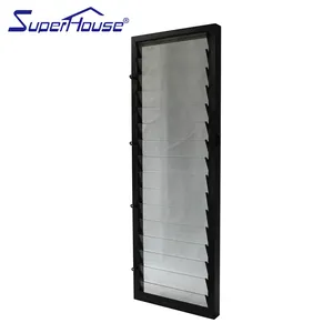 Volet en aluminium intelligent automatique en verre volets extérieurs persienne pare-soleil et store étanche