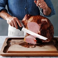 Ensemble de couteaux de cuisine à lame fixe en acier inoxydable avec étui, écologique, incluant des couteaux de chasse, de découpe et à fruits pour l'extérieur