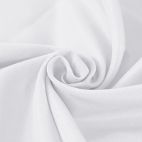 Nappe de décoration d'événement de fête de mariage d'hôtel de luxe nappe ronde blanche en polyester de 120"