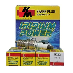 Bougie d'allumage KM PREMIUM Iridium Platinum IK22 5310 pour siège VW VOLVO - Product Image 1