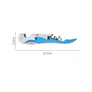 Stainless Steel Wine Bottle Opener Custom Logo Multi-Function Corkscrew Professional Gift Wine Opener Kitchen Beer Opener - Product Image 3