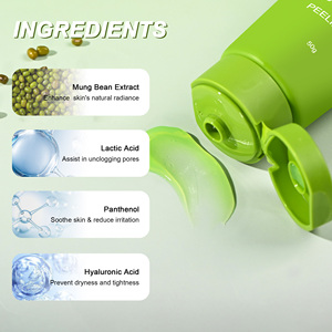 <span class=keywords><strong>Gel</strong></span> Exfoliante de Frijol Verde Natural, Venta al por Mayor de Fábrica OEM ODM, Exfoliación Suave de Células Muertas de la Piel - Product Image 5