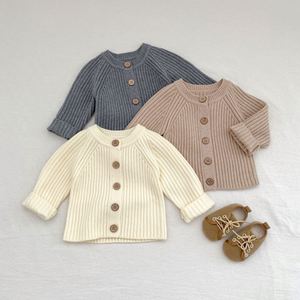 <strong>Winter</strong> Newborn Baby Knitted Cardigan 0-3 Years <strong>Toddler</strong> Cotton Solid Color Knitwear Baby Girls <strong>Jacket</strong> - Product Image 3
