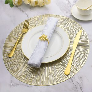 Tabletex oro lusso PVC tovaglietta stampata ad iniezione per Hotel/Wedding occasione Placemat - Product Image 2