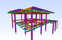 Villa Prefabricada de Lujo de Dos Pisos, Casa con Estructura de Acero Ligero Amueblada, Villas con Estructura de Acero