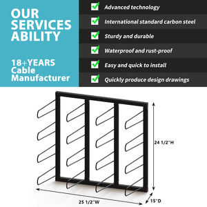 Công Nghiệp Treo Tường kim loại vải Rolls chủ Rack hệ thống Vinyl CuộN Rack hiển thị - Product Image 4