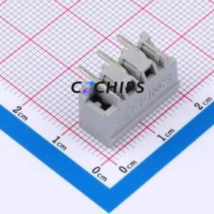 231-433/001-000 Plug-in Terminal Block Through hole Component (THT),P=5mm Connector 5mm Gray Straight Pin 3P - Product Image 2