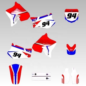 Autocollants de haute qualité TZ167 pour pièces de moteur, silencieux, film cristal pour moto, autocollants décoratifs pour moto <span class=keywords><strong>HONDA</strong></span> CR125 CR250 - Product Image 5