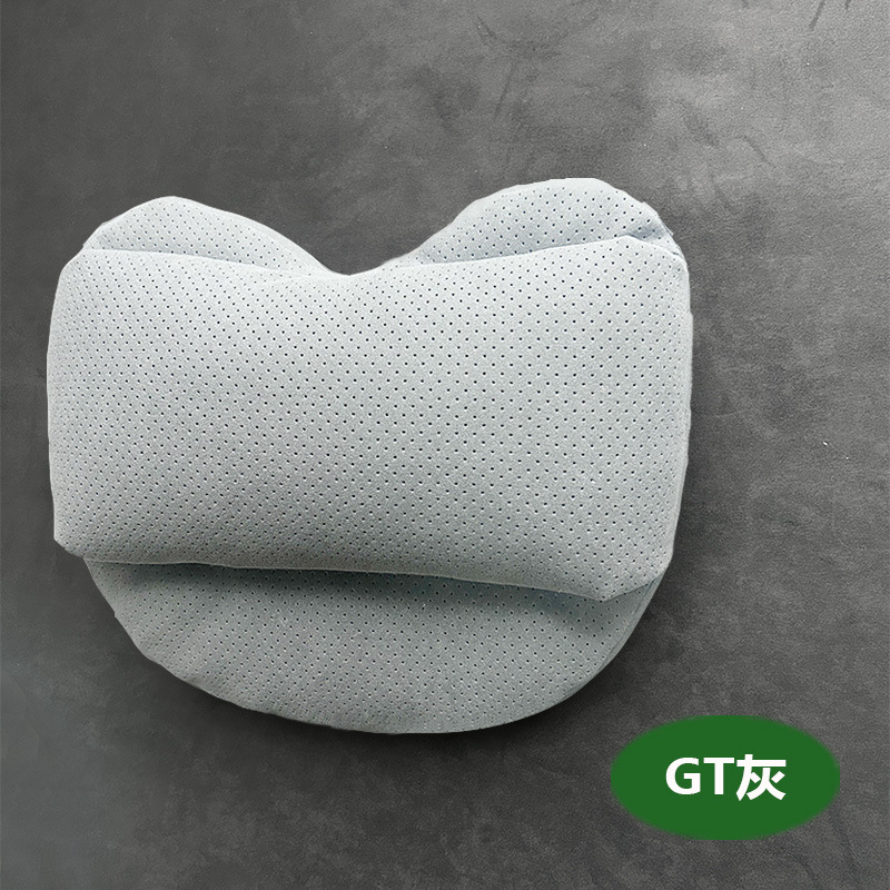 Coussin de soulagement de la pression en forme de pêche - gris GT avec orifice de ventilation