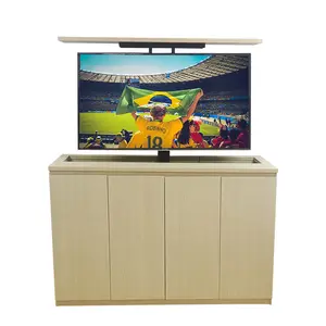 Furniture Hidden Remote Control TV Lift Living Room 32-70 Inches Electric TV Holder Cabinet TV Stand Lift