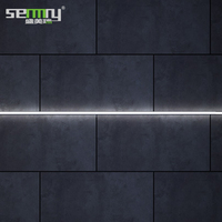 Bandes de couverture de carreaux en alliage d'aluminium avec éclairage LED, profilé décoratif en aluminium pour bordure murale