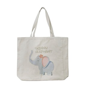 High Quality Wholesale <b>Medium</b> Size Eco-Friendly Cotton Canvas Tote Shopping <b>Bags</b> with Custom Printed Logo - Product Image 1