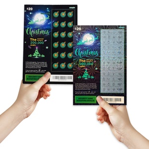 Tarjetas de Raspar para Lotería de Alta Calidad, Impresas en Fábrica, con Núcleo Negro, Ideales para Eventos Deportivos y Promociones - Product Image 6