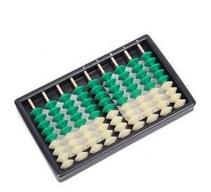 Tout nouveau jouet éducatif mathématique de calculatrice Soroban en plastique chinois <span class=keywords><strong>Abacus</strong></span> pour enfant 9 colonnes 9 perles - Product Image 5