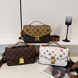 Bolso bandolera con estampado Vintage para mujer, con correa para el hombro y cremallera, bolso portátil multifuncional para mujer. 9018 - Product Image 1