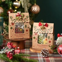 Boîte cadeau en papier noir de haute qualité avec couvercle pour l'emballage de biscuits gourmands, macarons et friandises