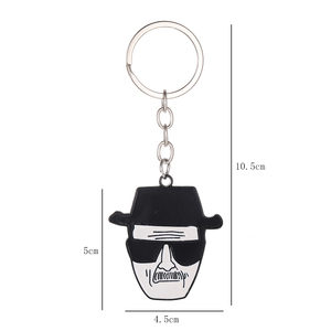 Nuovo Portachiavi in Lega di Zinco con Ritratto di <span class=keywords><strong>Heisenberg</strong></span> della Serie TV Americana Breaking Bad, Ciondolo Decorativo Impermeabile - Product Image 3