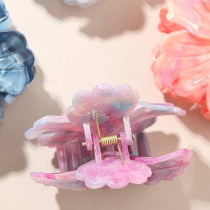 กิ๊บติดผมอะซิเตทแบบขายส่ง ลายหินอ่อน ลายดอก<span class=keywords><strong>ชบา</strong></span> กิ๊บติดผมไล่สีหวานๆ สำหรับผู้หญิง - Product Image 3