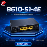 Terminal de Red Óptica ONU Serie HWs B610-S1-4E con 4 Puertos Gigabit GE para Conectividad en Sitios de Concentración de Red de Fibra FTTH
