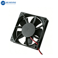 Ventilateur de refroidissement axial sans balais AM8025HH12B 12/24/48v DC 80X80x25mm avec un débit d'air élevé et un faible bruit pour le refroidissement des boîtiers d'ordinateurs