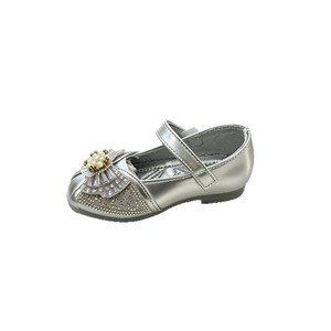 <span class=keywords><strong>Sandali</strong></span> <span class=keywords><strong>da</strong></span> bambina Hai Girl con paillettes, perle, fiore e fiocco, per feste, spettacoli, performance e danza, con suola morbida. - Product Image 5