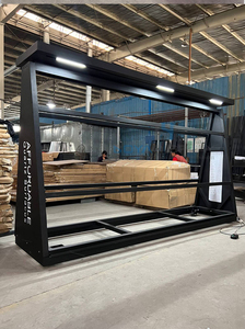 Support en granit industriel en forme de A avec barres transversales antidérapantes pour l'affichage de dalles de marbre - Product Image 5