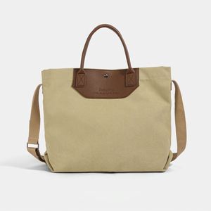 Simple <b>Plain</b> Color <b>Canvas</b> Tote Bags <b>Large</b> Capacity <b>Canvas</b> Handbags Outdoor Travel Sling Crossbody Bags Customized - Product Image 1