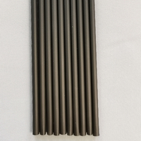 PLA flexible jetable écologique enveloppé individuellement pailles à boire pour les fêtes