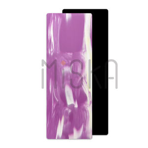 Tapete de Yoga y Pilates Personalizado de Goma Ecológica Antideslizante de la Marca Miska, Teñido Anudado Reciclado, PU 006, Rosa Natural Beige - Product Image 5