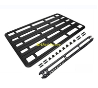 Hilux Surf barres de toit plates en alliage d'aluminium pour Hilux Surf 02-09 N210 anciennes barres de toit 4x4