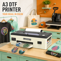 Printer DTF A3 1390 Printhead 13 Inch 30cm untuk Cetak Kaos Wisuda Musim Sibuk Prom Stok AS Bebas Bea