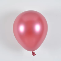 Ballon métallique coloré de 10 pouces Arrangement de mariage ballon de fête fiançailles ouverture ballon en métal de mariage d'un an
