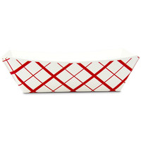 Vente en gros boîte d'emballage à emporter pour pique-nique camping papier kraft bateau bol plateau jetable barbecue poulet frit collation assiette en papier