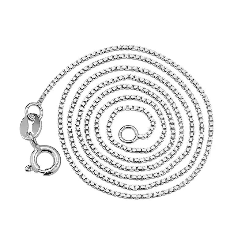 Grosir Set perhiasan halus safir mewah 925 perak murni liontin tak terbatas kalung anting cincin untuk wanita
