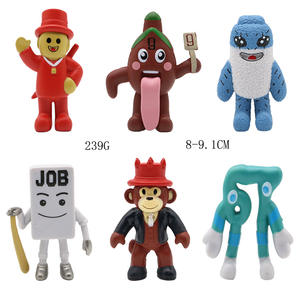 Ensemble de figurines d'action Steal a Brainrot de 3,5 pouces - 6 styles, série de mondes virtuels, modèle de jeu <span class=keywords><strong>Roblox</strong></span> - Product Image 1