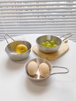 Bol mélangeur en acier inoxydable MIXWARES avec poignée antidérapante, bols de qualité alimentaire pour salade, fruits, collations, cuisine