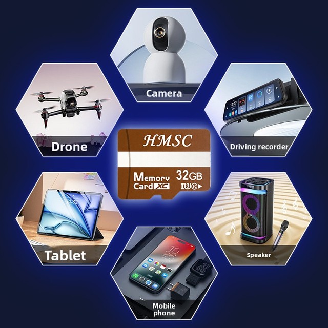 High-speed TF Memory Card Large-capacity Bare Card Free Design Mobile Phone Camera Driving Recorder Camera